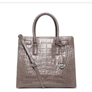 Michael Kors Grey Alligator Bag